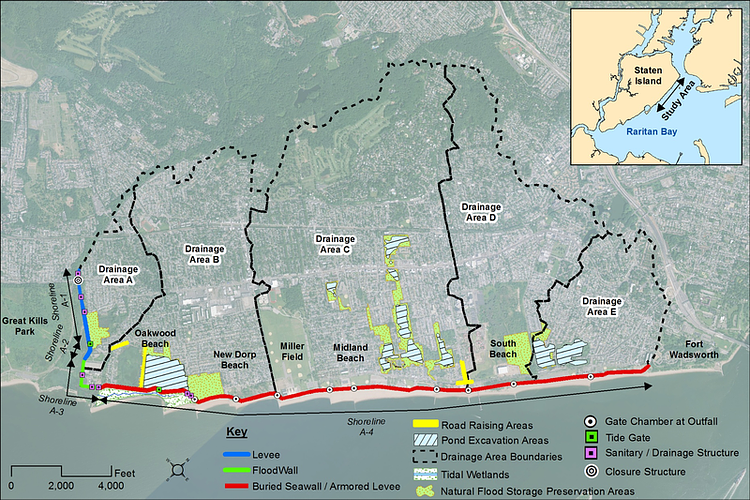 A Great Wall of Staten Island to Ward Off Hurricanes