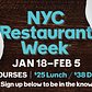 NYC Restaurant Week 2016