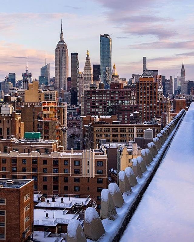 New York, New York. Photo via @chief770 #viewingnyc #newyork #newyorkcity #nyc #snow