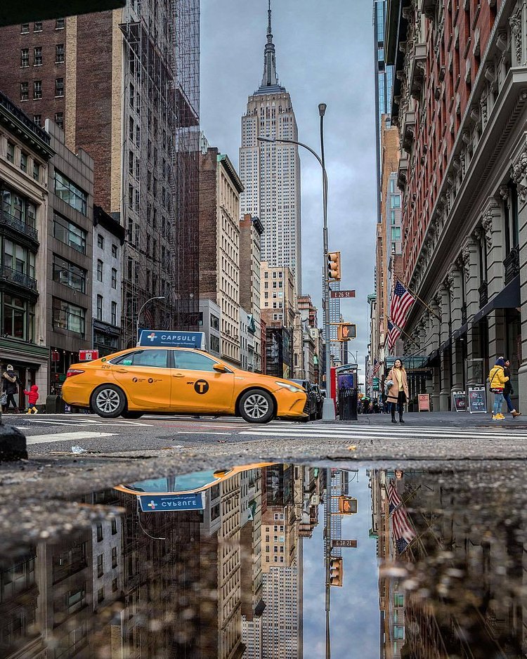 Empire State Building and 5th Avenue