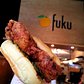 The best spicy fried chicken sandwich in NYC - coated with habanero and topped with pickles & Fuku's famous Ssäm sauce 😋