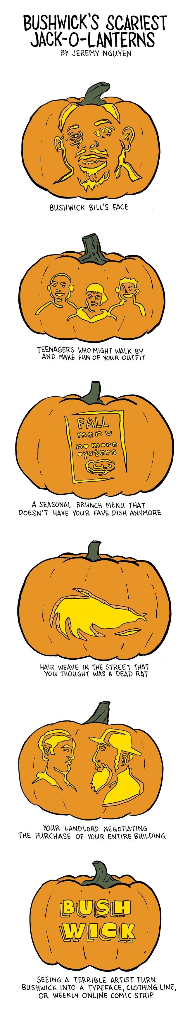 Your Bushwick Fears Are Carved into the Scariest Jack-O-Lanterns Ever!