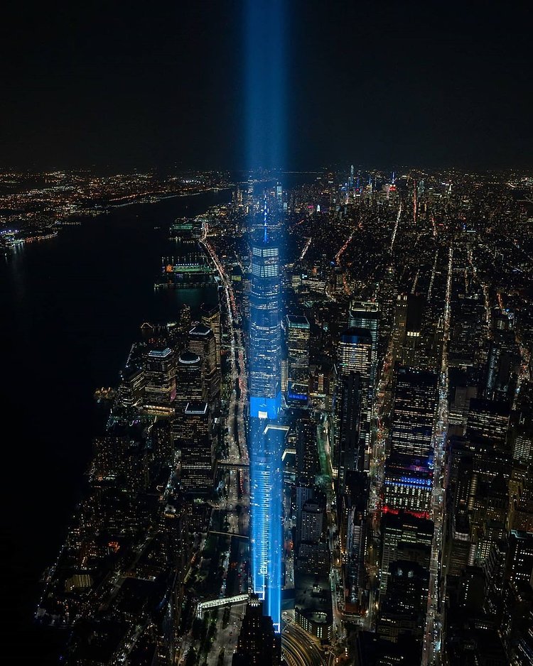 World Trade Center Tribute in Light, Lower Manhattan