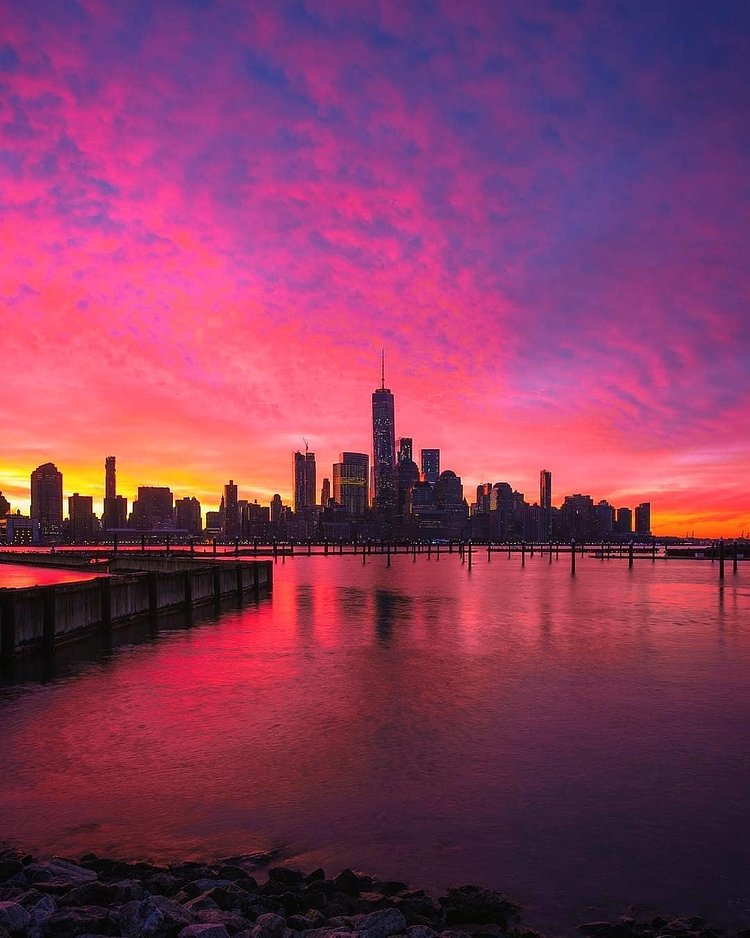 Sunset Over Lower Manhattan