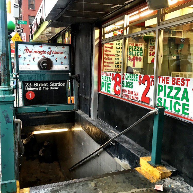 NYC Subway and NYC Pizza Slices