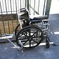 Wheelchair chained to NYC Subway stairs