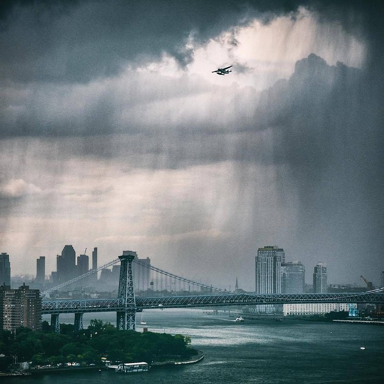 New York, New York. Photo via @bklyn_block #viewingnyc #newyork #newyorkcity #nyc #rain