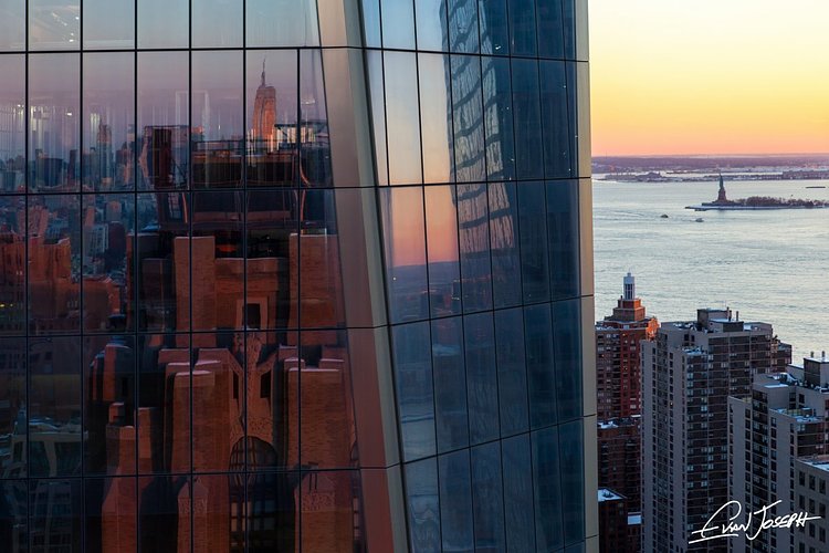 Close-up view of One World Trade Center