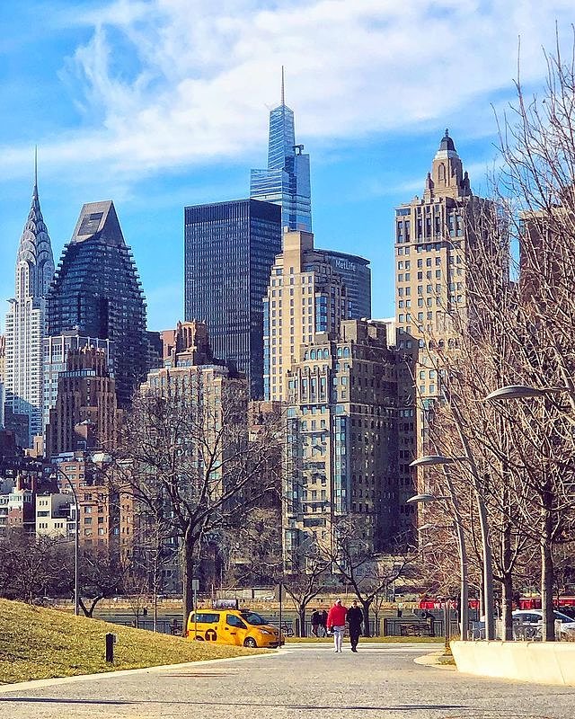 Manhattan Skyline from Roosevelt Island, New York