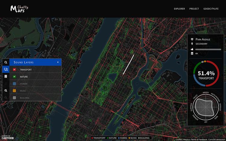 Chatty Maps screenshot