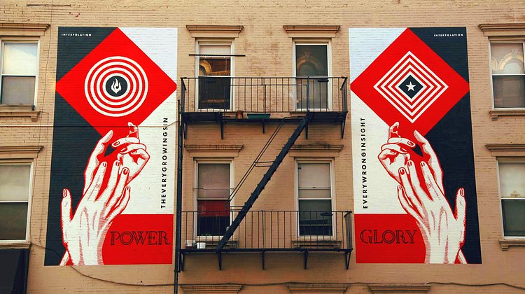 New Shepard Fairey / Interpol Mural