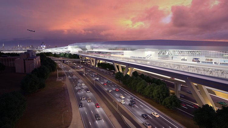 LaGuardia Renderings | Parkway view