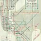 Official New York City Subway Map and Station Guide, 1958