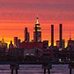 Sunset Over Manhattan from Williamsburg, Brooklyn