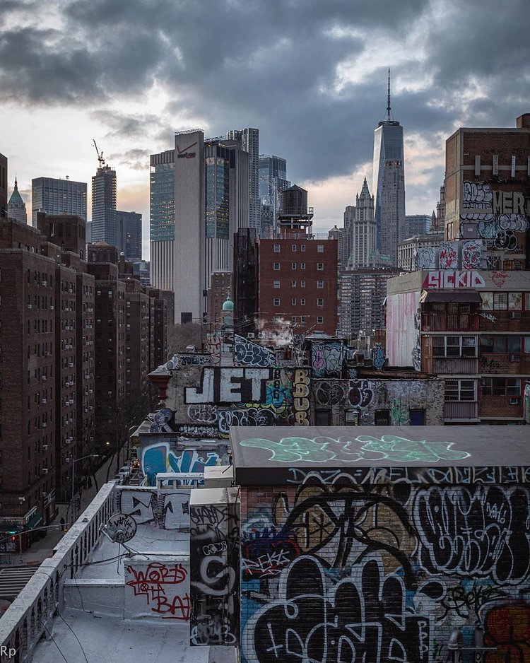 Chinatown Rooftops, Manhattan