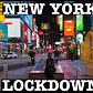 NEW YORK CORONAVIRUS LOCKDOWN: TIMES SQUARE EMPTY & 42ND STREET, NYC