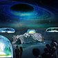 The structure doubles as a planetarium