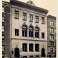 The exterior of the Fort Washington library the year it opened, 1914. The top floor windows are for the apartment.