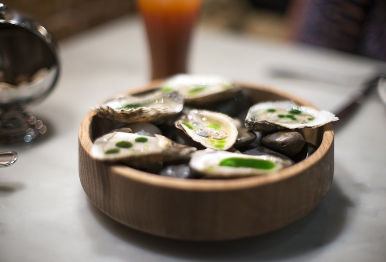 Brunch at ACME - Grilled Oysters