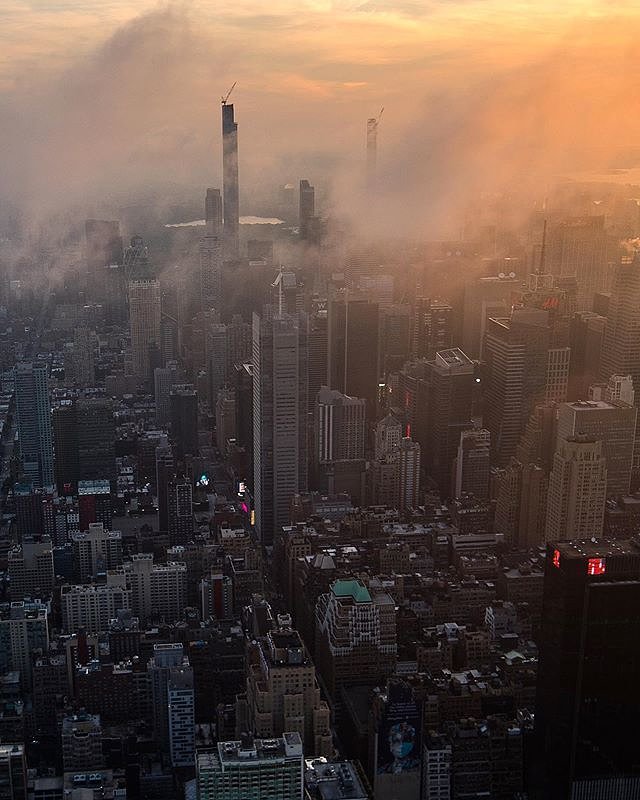 Storm Over Midtown, Manhattan