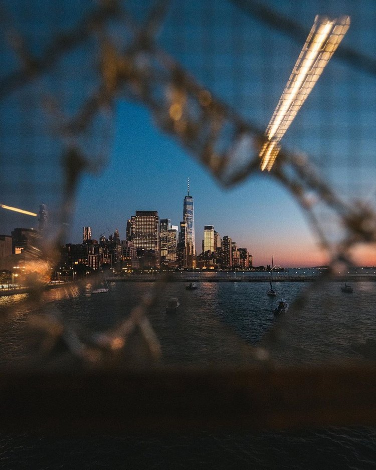 Lower Manhattan from Pier 40