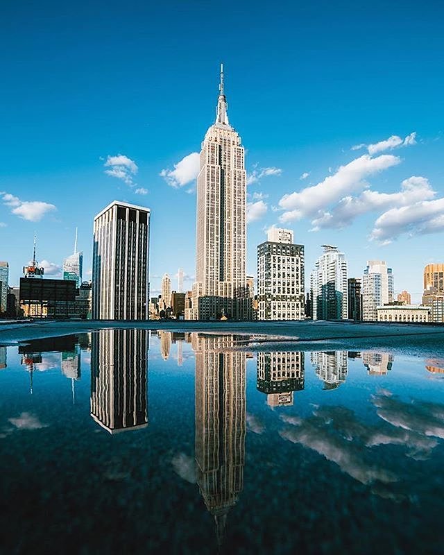 Empire State Building, New York, New York. Photo via @ryanmillier #viewingnyc #newyorkcity #newyork