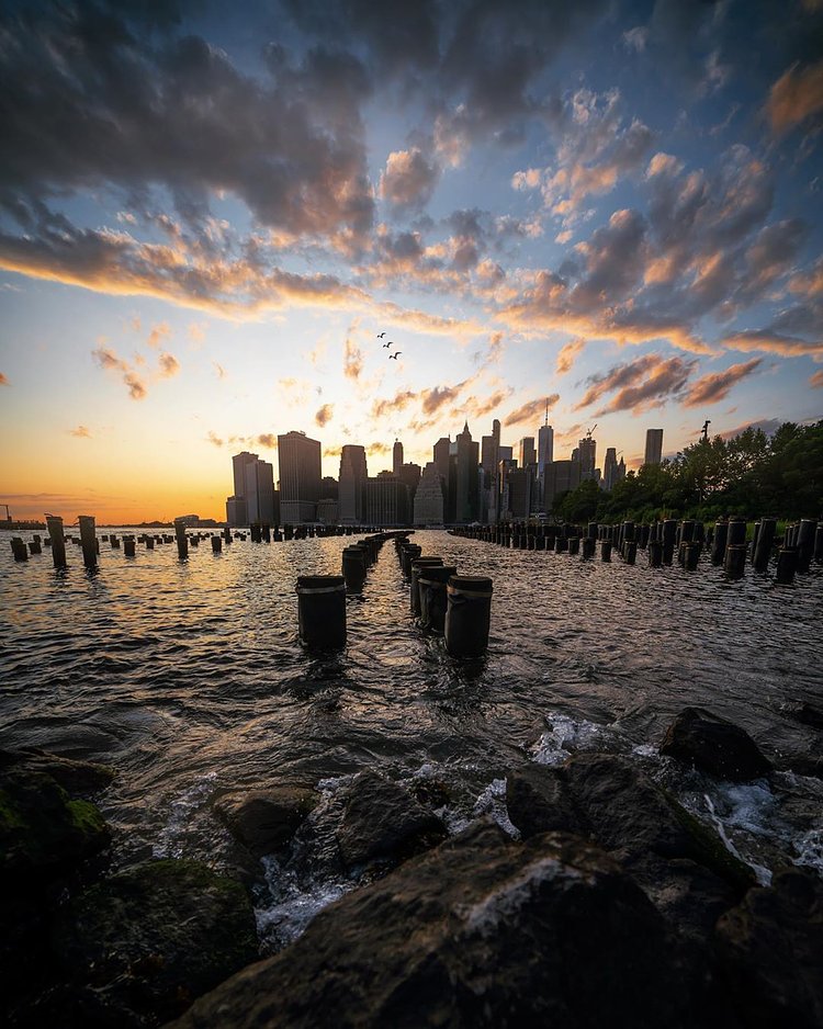 Lower Manhattan from Brooklyn Bridge Park, Brooklyn