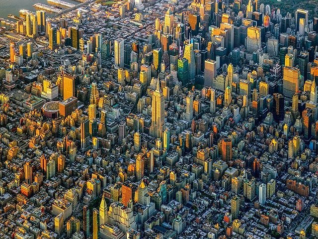 Sunset over Midtown Manhattan