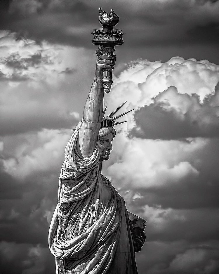 Statue of Liberty, New York, New York.
