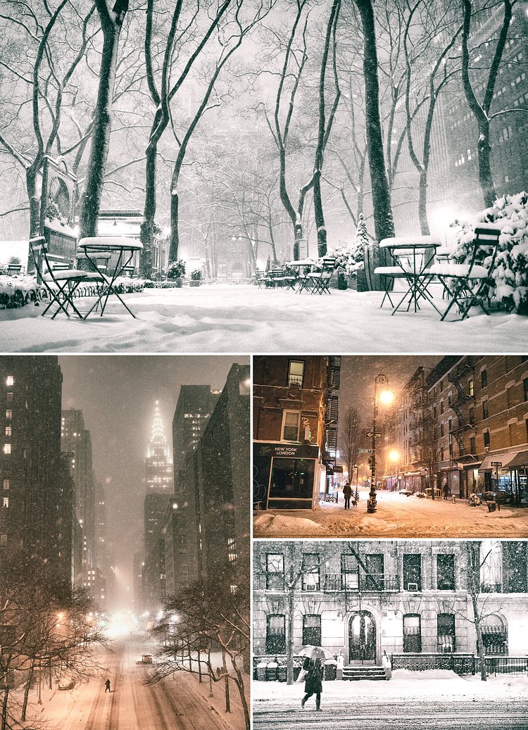 swirling and twirling in the air until it hits the ground heavy with the weight of a thousand promises as the street lights renders each flake immortal like stardust left over from supernovas.