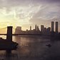 View of Lower Manhattan from the Manhattan Bridge, November 1979