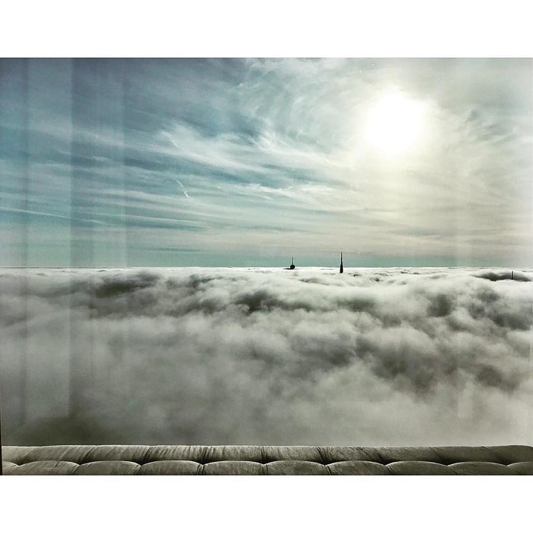 where am I?
just looks like heaven...but it's actually the view from my latest project, with the Empire State Building and World Trade Center peeking thru the clouds....check out the full story up on archdigest.com link in bio  #rafaelvinoly #empirestatebuilding #worldtradecenter #feelslikeheaven