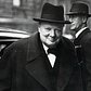 Winston Churchill on his way to the House of Commons, February 1943