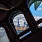 New York City from inside Statue of Liberty. Photo via @kylenowinski_photos #viewingnyc #newyorkcity #newyork