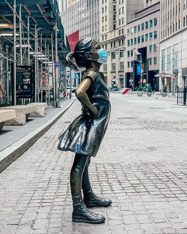 Fearless Girl, Financial District, Manhattan