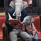 I’ve been watching a lot of videos of elephants on Facebook lately. They are kind of amazing. This new oil painting was inspired by memories of my parents reading Babar to me when I was a kid. Currently on view at UNDERGROUND through May 21st at Thinkspace Gallery (@thinkspace_art) in Los Angeles. The show can also be enjoyed via their website at www.thinkspacegallery.com.

#thinkspacegallery #thinkspacefamily #matthewgrabelsky #underground #subway #elephants #babar #oilpainting #painting