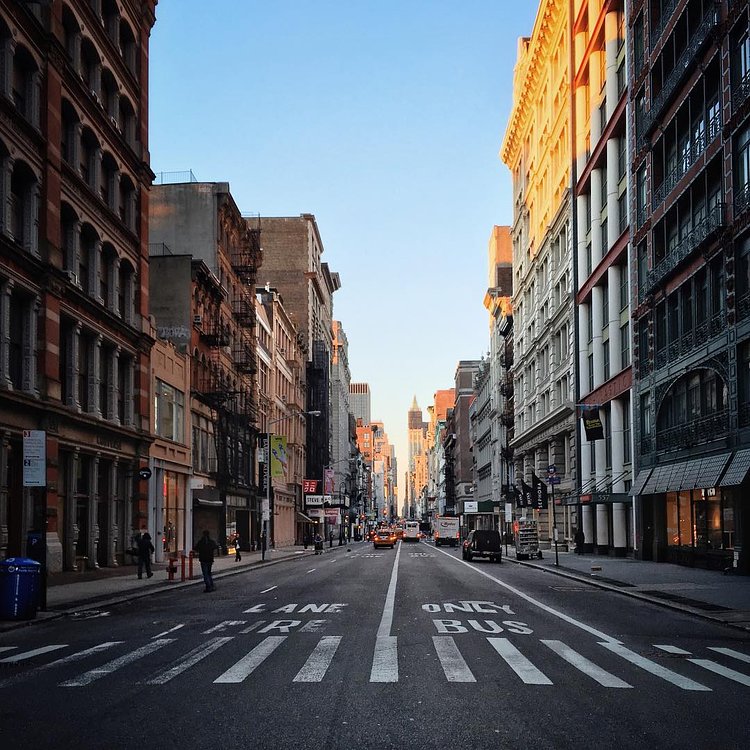 Early mornings en route to the gym.