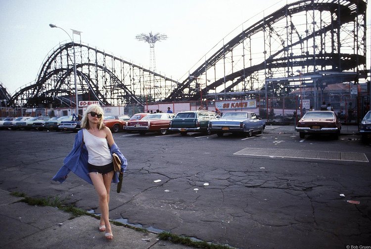 Blondie's Lead Singer Debbie Harry, Coney Island, NY 1977