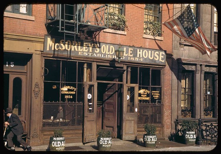 McSorley's Old Ale House is the city's oldest Irish pub. Located on East 7th Street between Second and Third Avenues, it's been open since the 1800s.