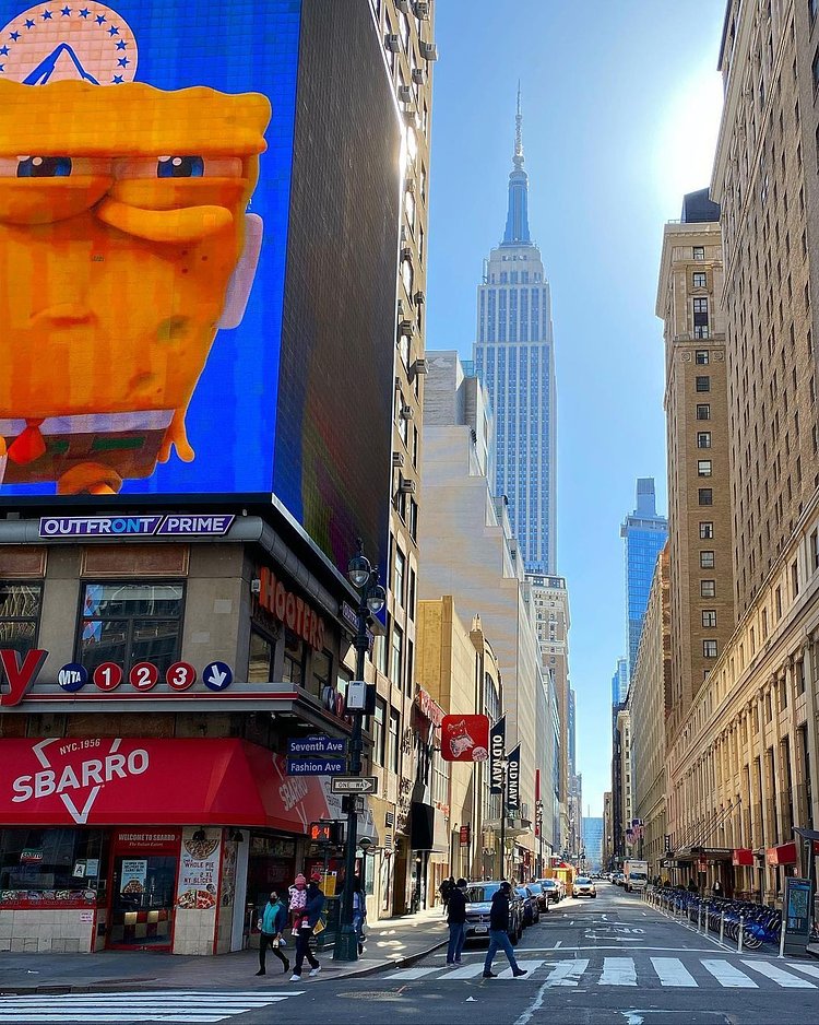 7th Avenue and 33rd Street, Midtown, Manhattan