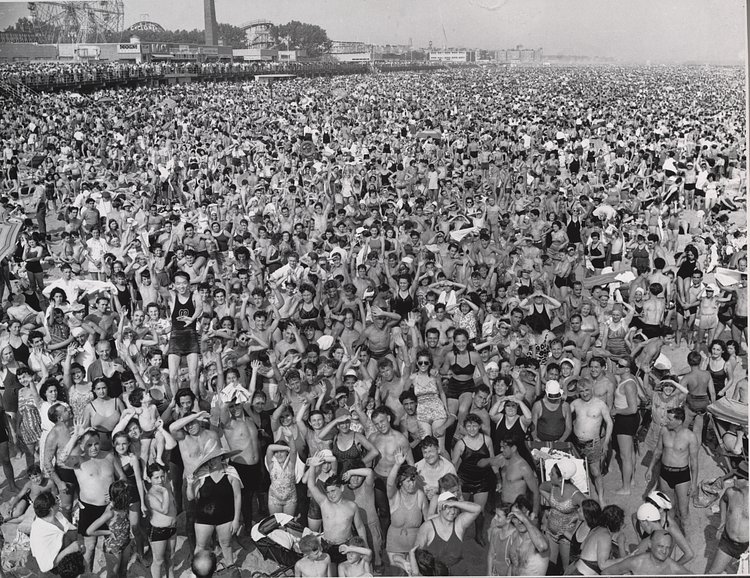 Coney Island Beach, July 22, 1940