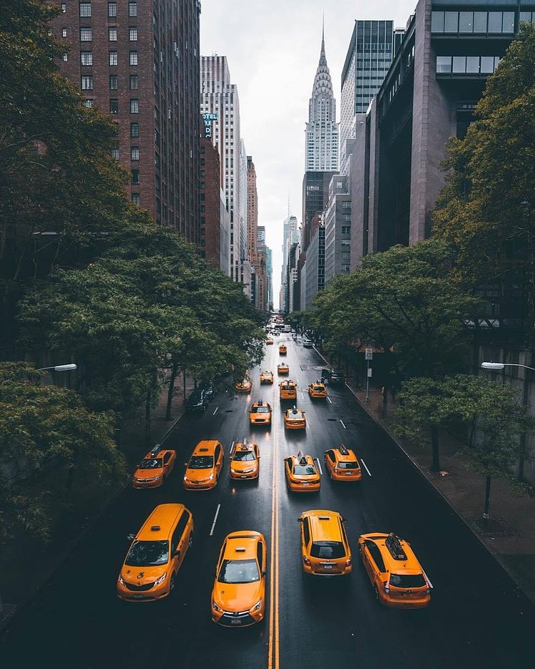 42nd Street from Tudor City Overpass, Midtown, Manhattan