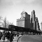 The Ninth Avenue "El" or elevated, is shown looking north along State Street in New York, Feb. 22, 1940. The transit commission has authorized the condemnation of the structure.