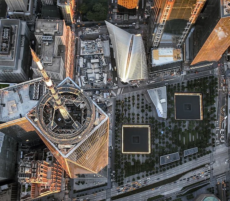 One World Trade Center, New York City. Photo via @montielism #viewingnyc