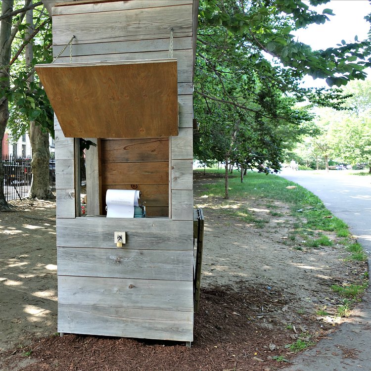 “The Typewriter Project” in McCarren Park, Brooklyn