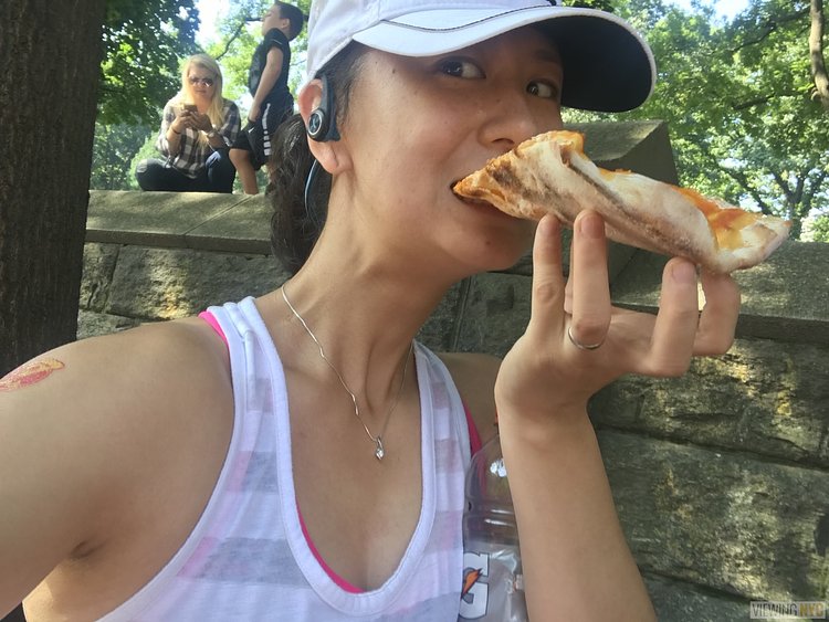 NYC Pizza Run 2018 | Mid-race slice