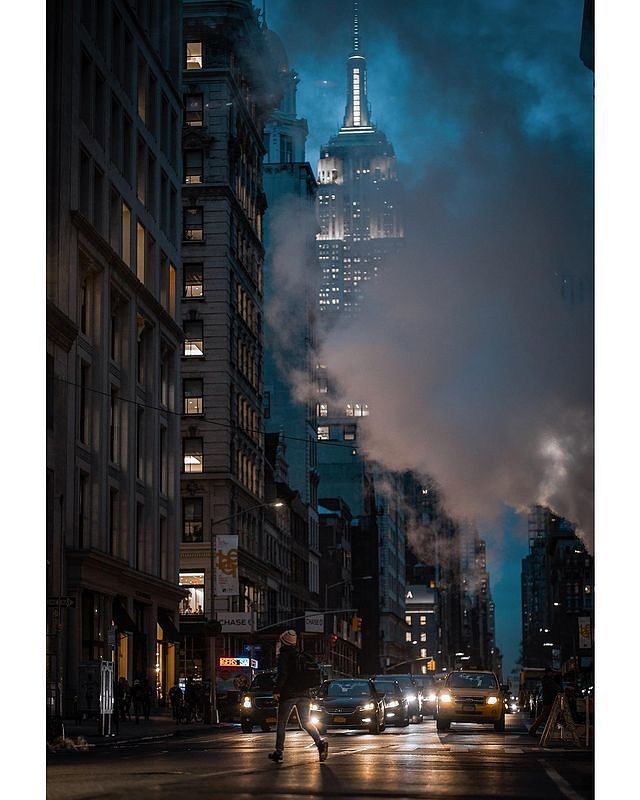 5th Avenue and Empire State Building, Midtown, Manhattan