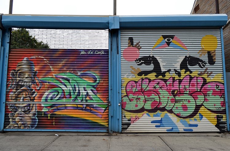 Welling Court, 9.21.14 | A visit to the Welling Court Mural Project in Queens on 9.21.14. With 5 Pointz gone, Welling Court has become the new graffiti center in the borough. I'll try to include the individual artists, great talent/ work from everyone.