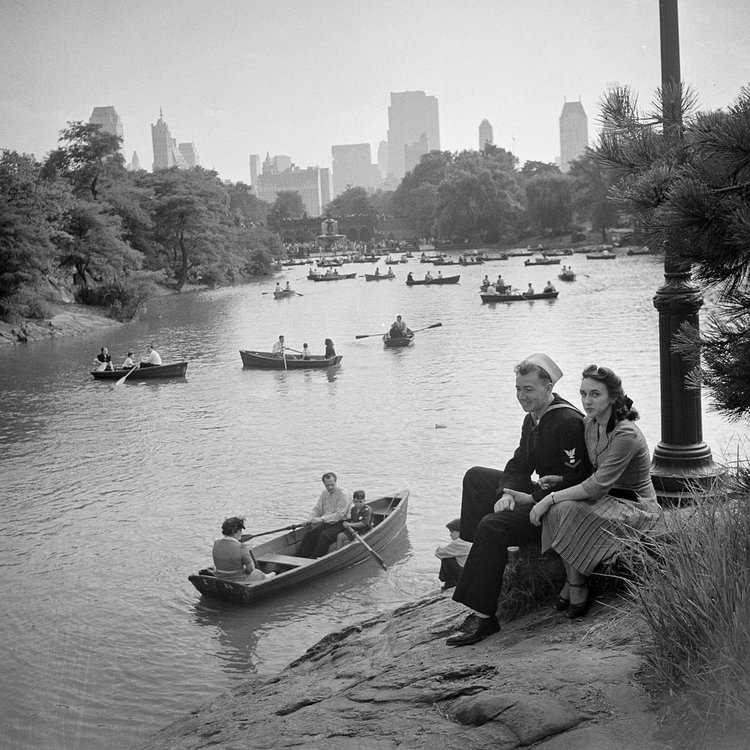 Central Park Lake, 1942