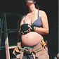 Famous, Pregnant and Building Windows, Seventh Street Squat, 1994